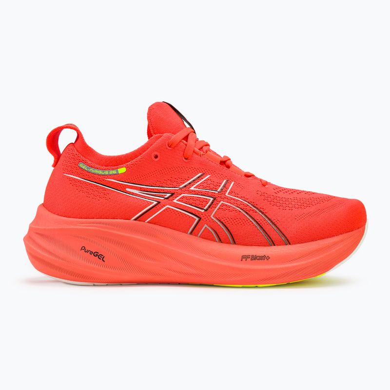 Vyriški bėgimo bateliai ASICS Gel-Nimbus 26 sunrise red/black 2