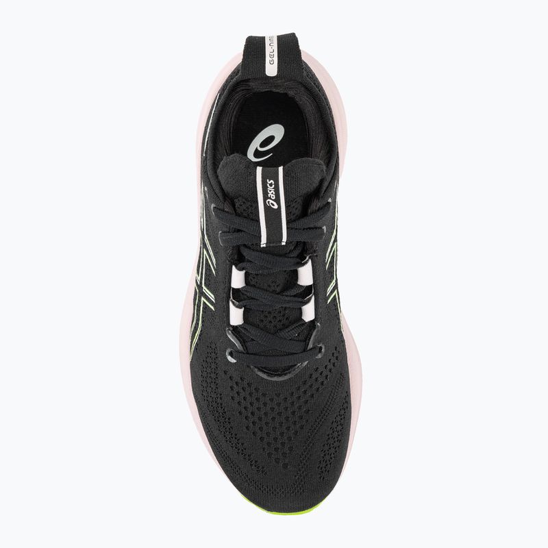 Moteriški bėgimo bateliai ASICS Gel-Nimbus 26 black/neon lime 7