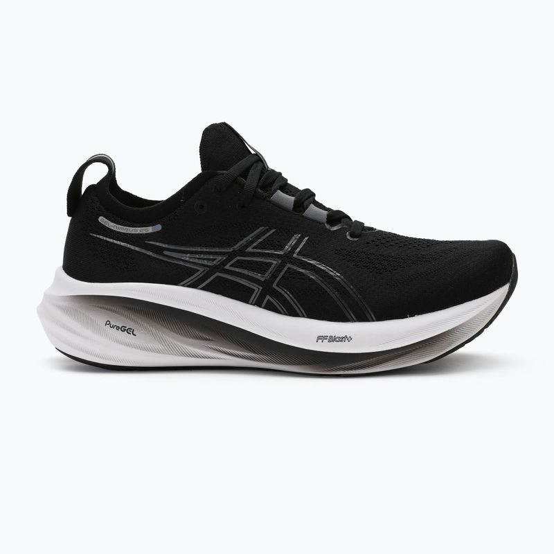Vyriški bėgimo bateliai ASICS Gel-Nimbus 26 Wide black/graphite grey 2