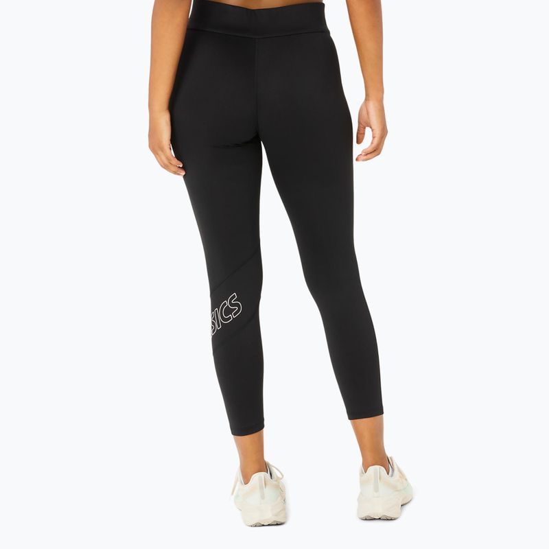 Moteriškos bėgimo tamprės ASICS Logo 7/8 performance black 3