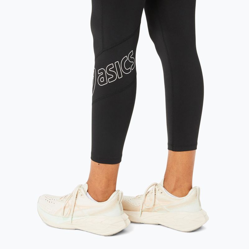 Moteriškos bėgimo tamprės ASICS Logo 7/8 performance black 5