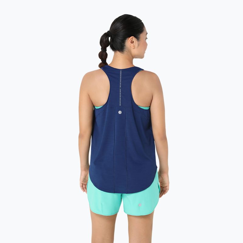 Moteriškas bėgimo tank topas ASICS Road Tank blue expanse 2