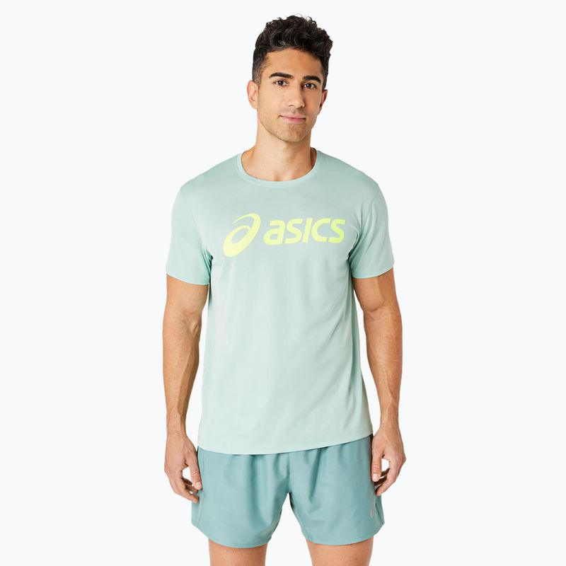 Vyriški bėgimo marškinėliai ASICS Core Top light celadon/safety yellow