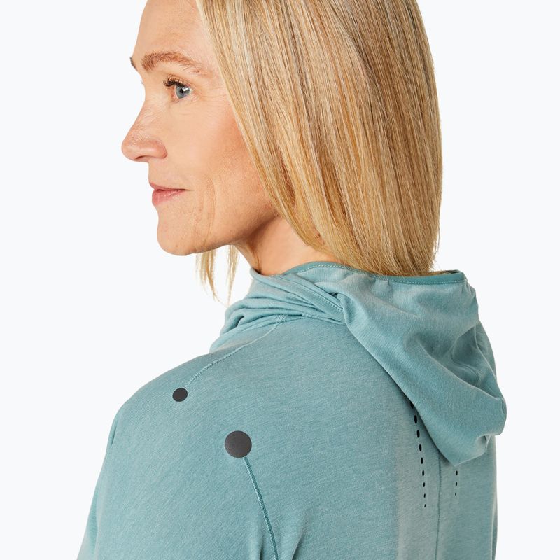 Moteriškas bėgimo džemperis ASICS Metarun Winter LS Hoodie celadon 5