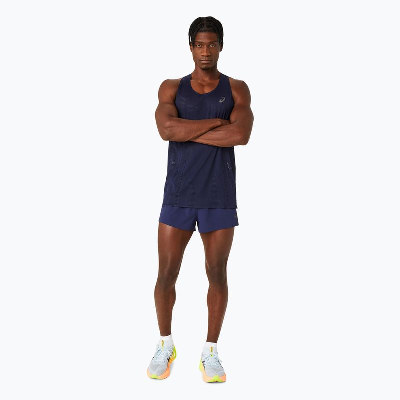 Vyriškas bėgimo tank topas ASICS Metarun Singlet midnight 2