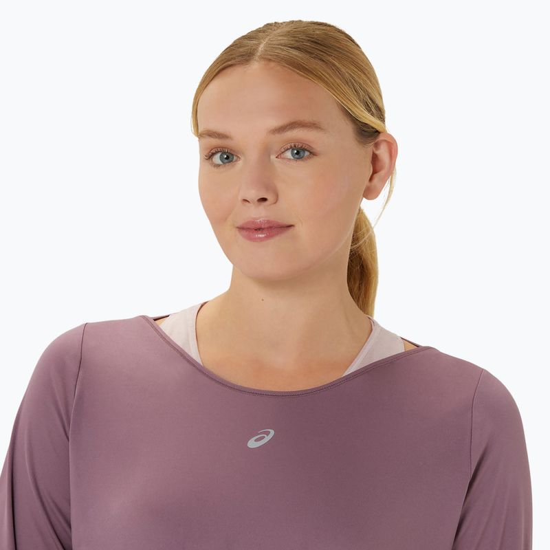 Marškinėliai ilgmis rankovėmis + Moteriškas bėgimo tank topas ASICS Nagino Run dusty mauve/watershed rose 6