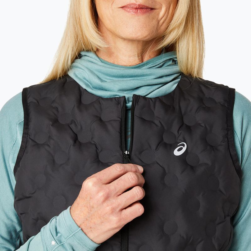 Moteriška bėgimo liemenė ASICS Nagino Run Padded Gilet performance black 5