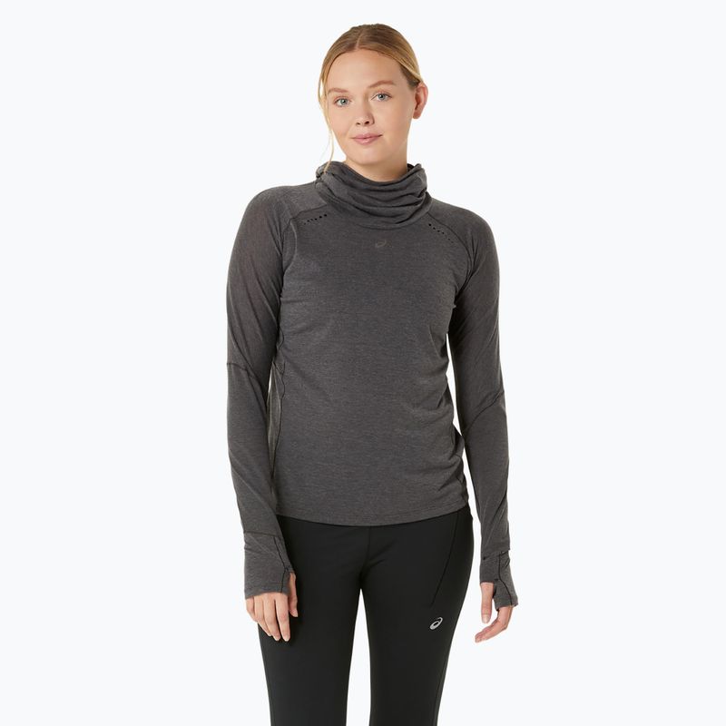 Moteriškas bėgimo džemperis ASICS Metarun Winter LS Hoodie performance black