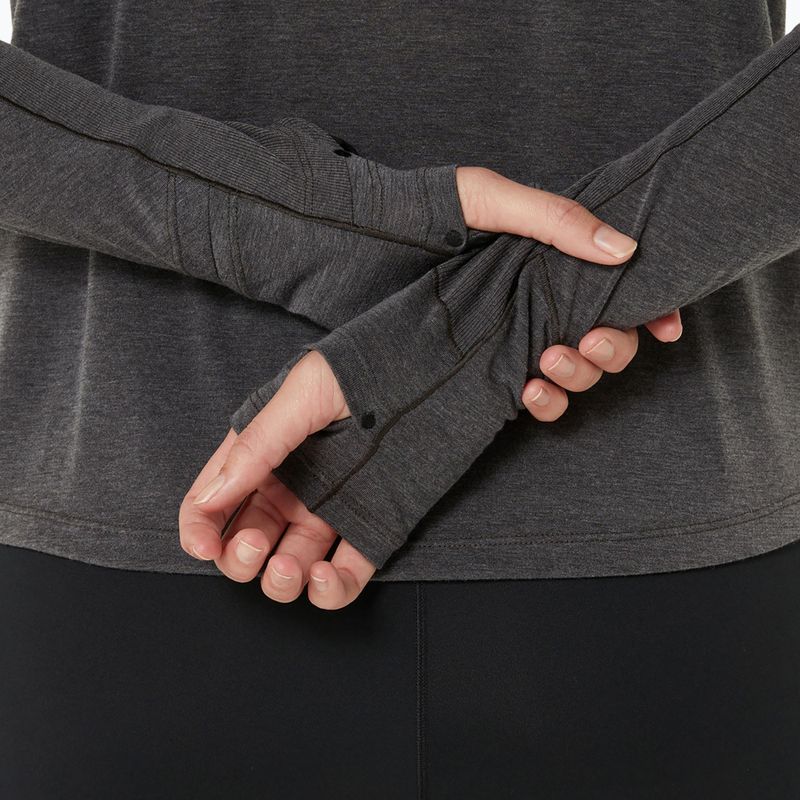 Moteriškas bėgimo džemperis ASICS Metarun Winter LS Hoodie performance black 6