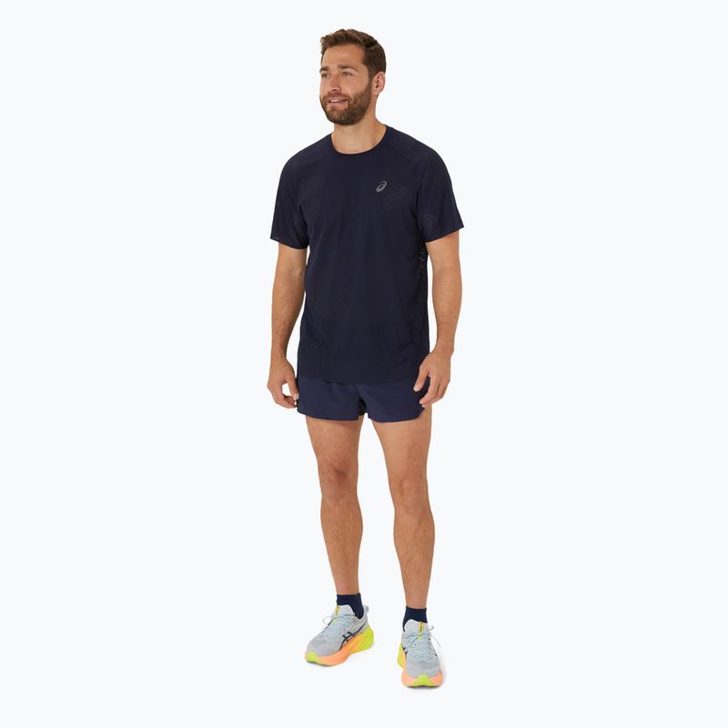 Vyriški bėgimo marškinėliai ASICS Metarun Top midnight 2