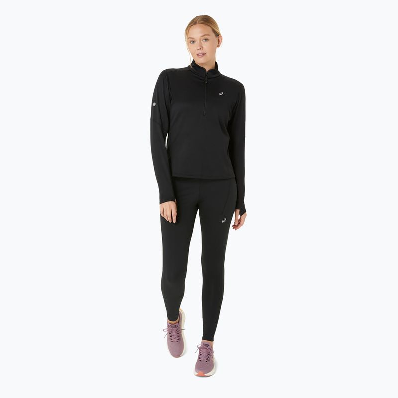 Moteriškas bėgimo džemperis ASICS Road Winter 1/2 Zip Mid Layer performance black 2