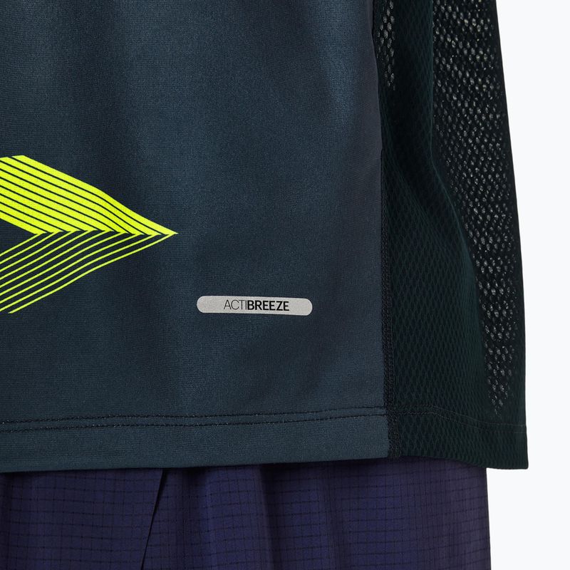 Vyriškas bėgimo tank topas ASICS Light Graphic Singlet french blue/safety yellow 5