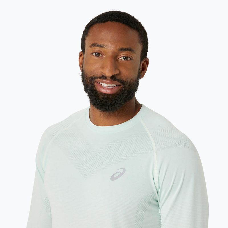 Vyriški bėgimo marškinėliai ilgomis rankovėmis ASICS Seamless light celadon/birch 4
