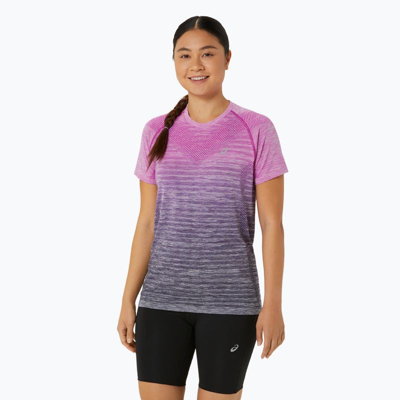 Moteriški bėgimo marškinėliai ASICS Seamless bold magenta/blue expanse