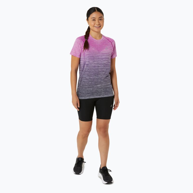 Moteriški bėgimo marškinėliai ASICS Seamless bold magenta/blue expanse 2