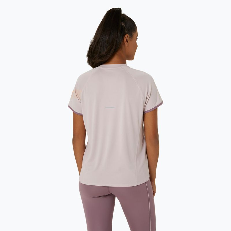 Moteriški bėgimo marškinėliai ASICS Icon Top watershed rose 3