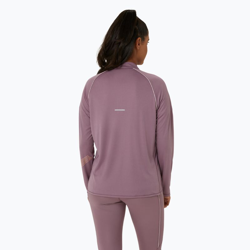 Moteriški bėgimo marškinėliai ilgomis rankovėmis ASICS Icon 1/2 Zip dusty mauve/watershed rose 3