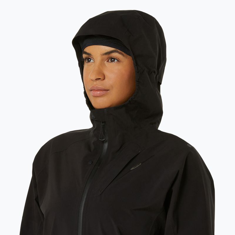 Moteriška bėgimo striukė ASICS Metarun Waterproof performance black 5