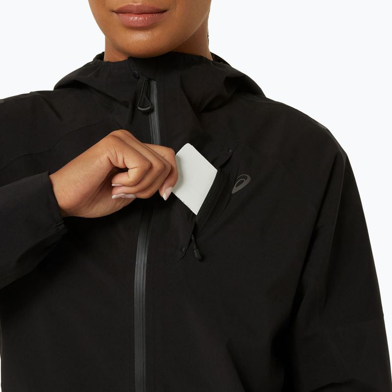 Moteriška bėgimo striukė ASICS Metarun Waterproof performance black 7