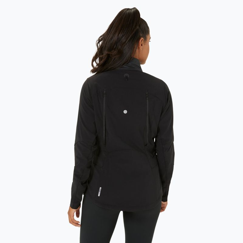 Moteriška bėgimo striukė ASICS Road Winter performance black 3