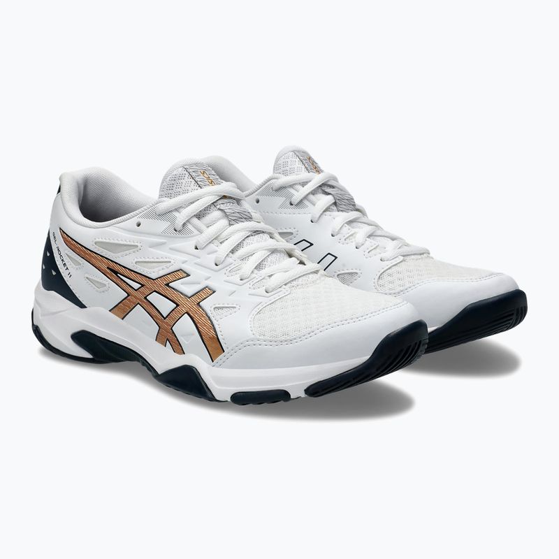 Moteriški batai ASICS Gel-Rocket 11 white/pure gold 10