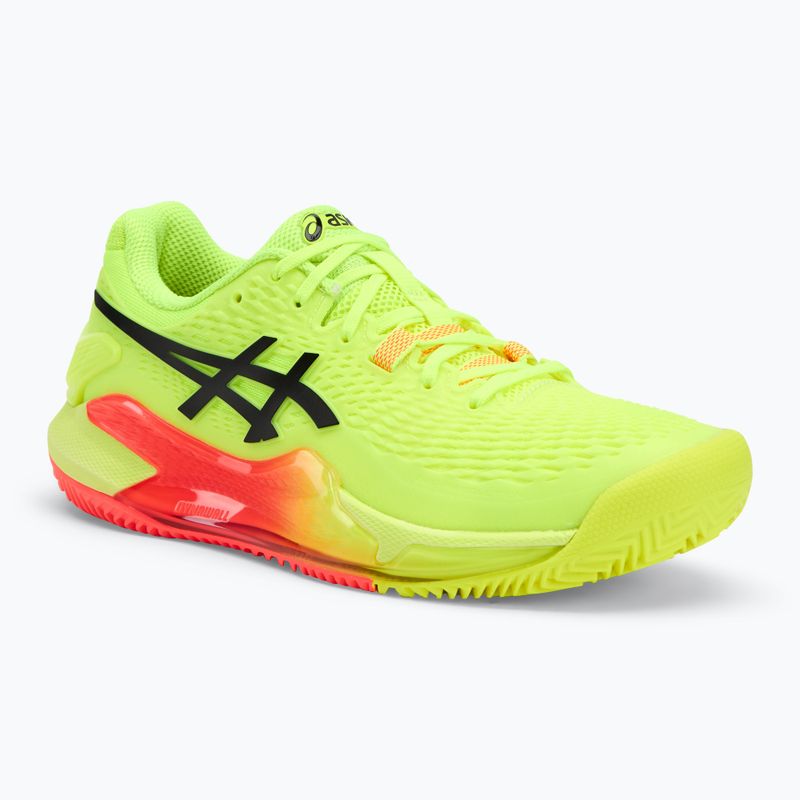 Moteriški teniso batai ASICS Gel-Resolution 9 Clay Paris safety yellow/black