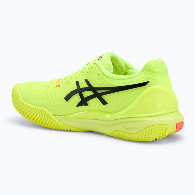 Moteriški teniso batai ASICS Gel-Resolution 9 Clay Paris safety yellow/black 3