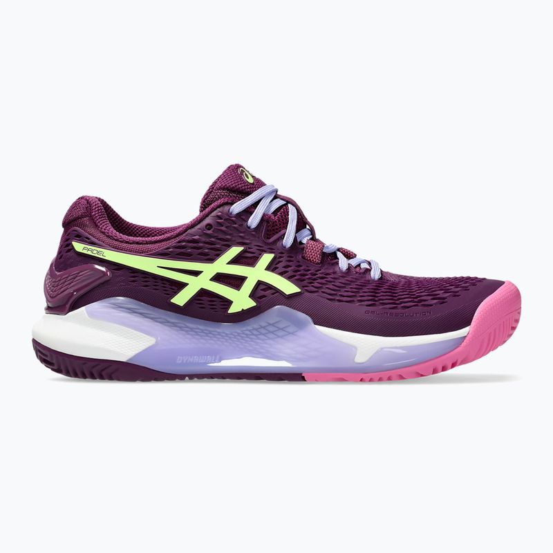 Moteriški padelio batai ASICS Gel-Resolution 9 deep mauve/lime green 8