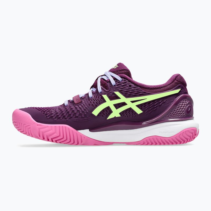 Moteriški padelio batai ASICS Gel-Resolution 9 deep mauve/lime green 9