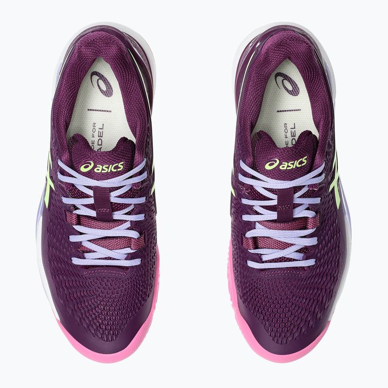 Moteriški padelio batai ASICS Gel-Resolution 9 deep mauve/lime green 12