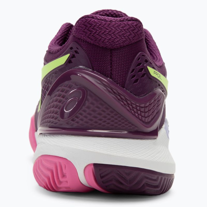 Moteriški padelio batai ASICS Gel-Resolution 9 deep mauve/lime green 6