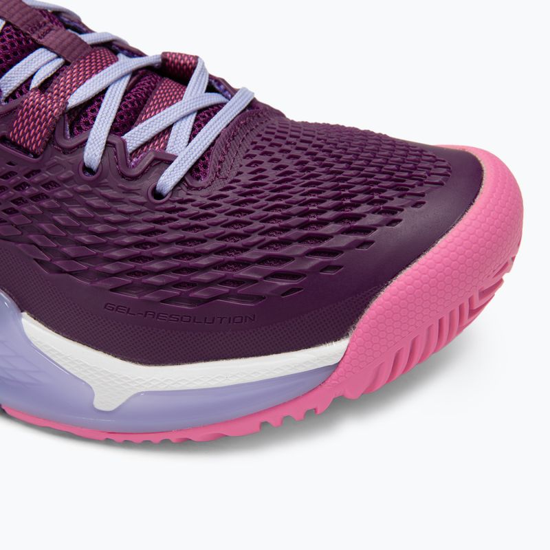 Moteriški padelio batai ASICS Gel-Resolution 9 deep mauve/lime green 7