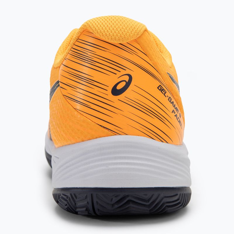 Vyriški padelio batai ASICS Gel-Game 9 stadium orange/midnight 6