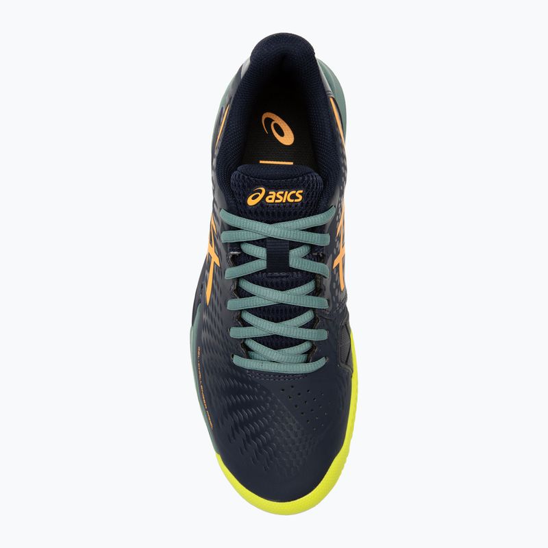 Vyriški padelio batai ASICS Gel-Challenger 14 midnight/stadium orange 5