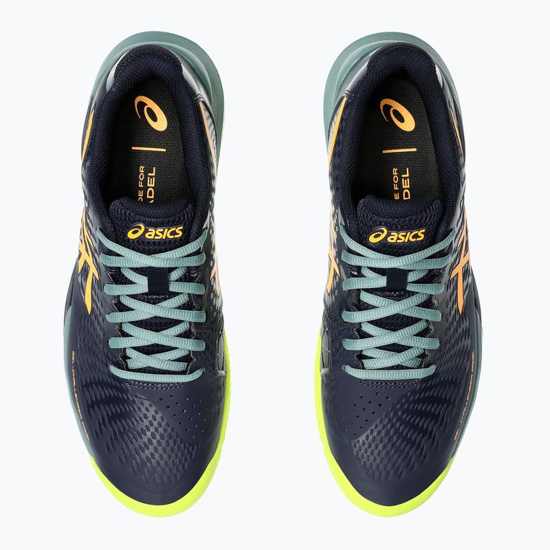 Vyriški padelio batai ASICS Gel-Challenger 14 midnight/stadium orange 12