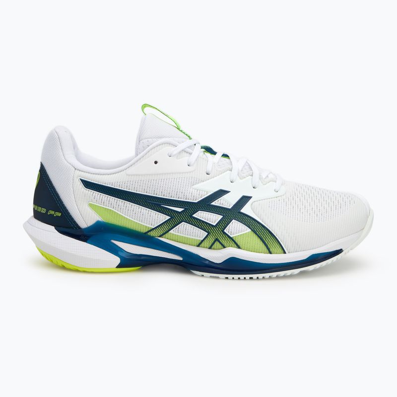 Vyriški teniso batai ASICS Solution Speed FF 3 white/mako blue 2