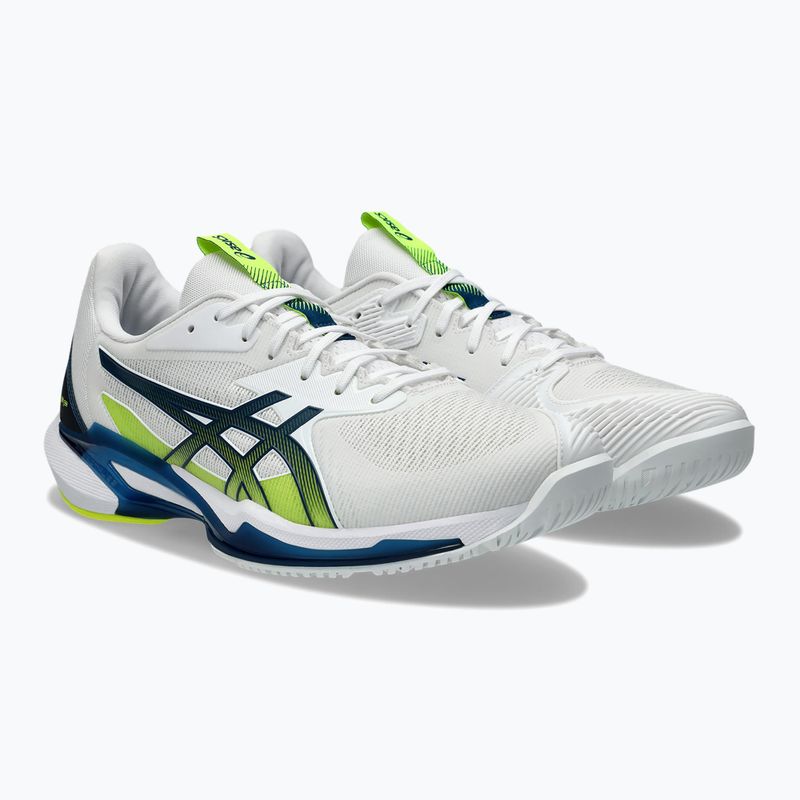 Vyriški teniso batai ASICS Solution Speed FF 3 white/mako blue 10