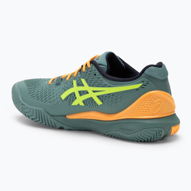 Vyriški padelio batai ASICS Gel-Resolution 9 celadon/safety yellow 3