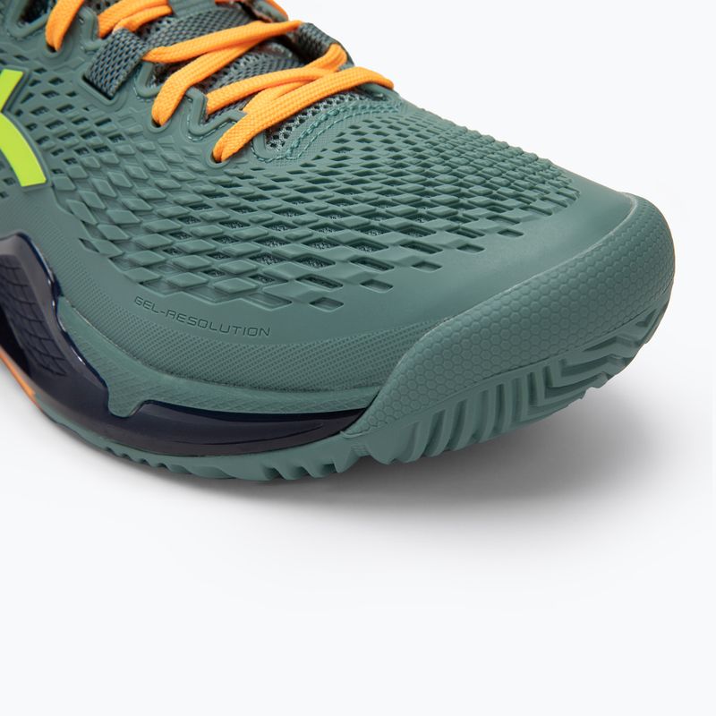Vyriški padelio batai ASICS Gel-Resolution 9 celadon/safety yellow 7