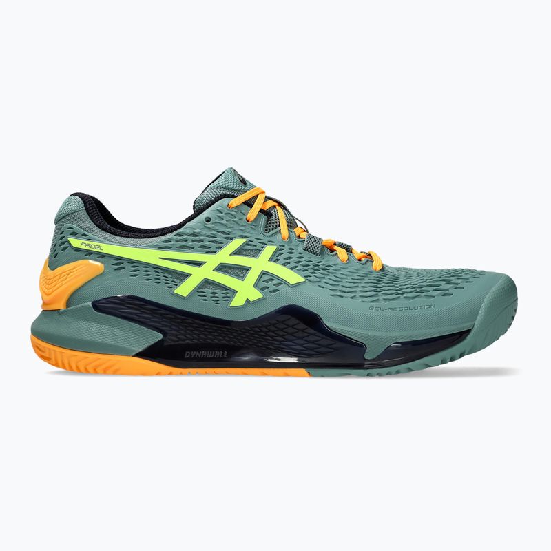 Vyriški padelio batai ASICS Gel-Resolution 9 celadon/safety yellow 8