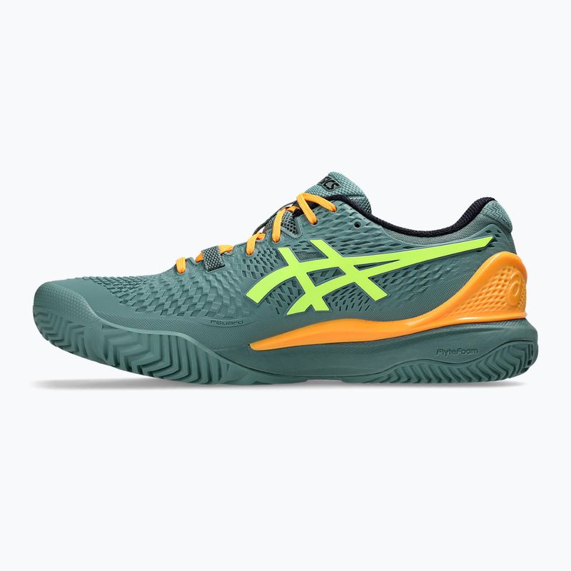 Vyriški padelio batai ASICS Gel-Resolution 9 celadon/safety yellow 9