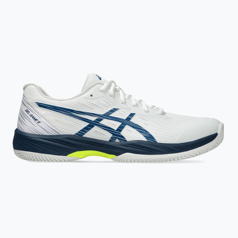 Vyriški teniso batai ASICS Gel-Game 9 Clay/OC white/mako blue 8