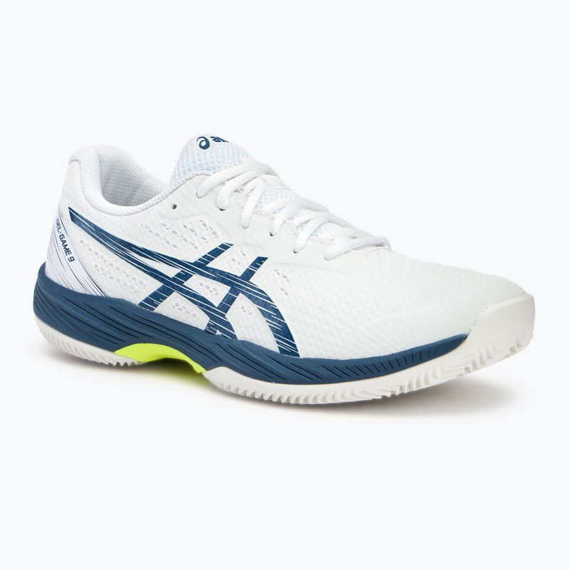Vyriški teniso batai ASICS Gel-Game 9 Clay/OC white/mako blue