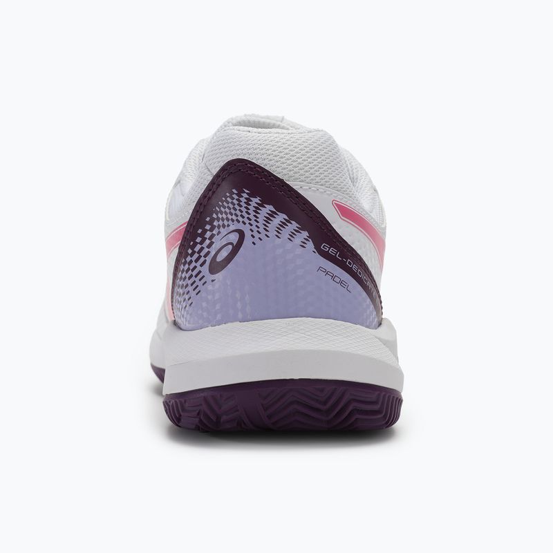 Moteriški padelio batai ASICS Gel-Dedicate 8 white/dragon fruit 6