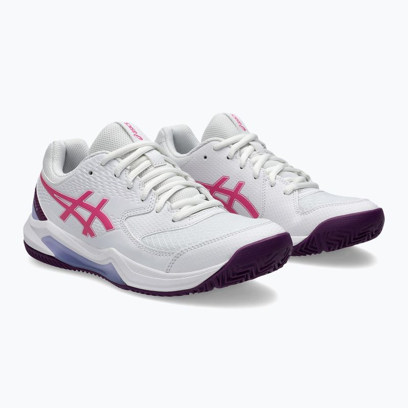 Moteriški padelio batai ASICS Gel-Dedicate 8 white/dragon fruit 8