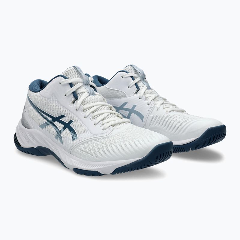 Vyriški batai ASICS Netburner Ballistic FF MT 3 white/vintage indigo 8
