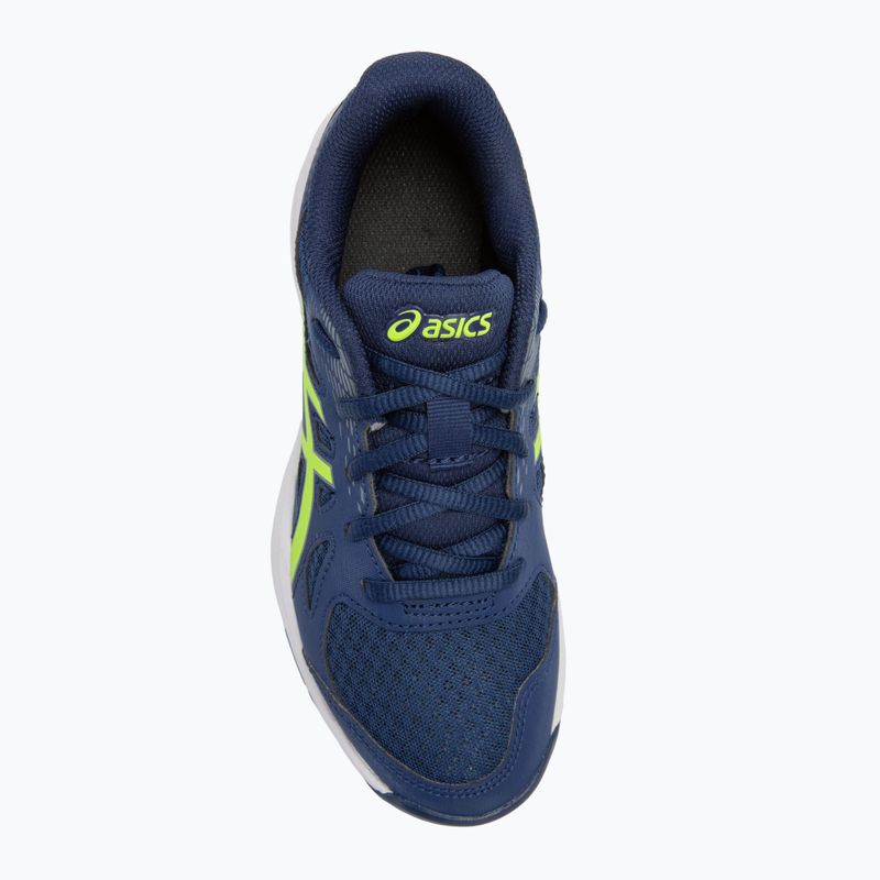 Vaikiški batai ASICS Upcourt 6 GS blue expanse/safety yellow 5