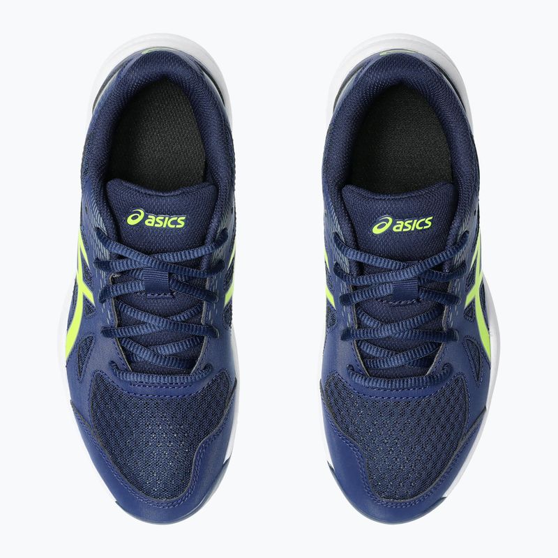 Vaikiški batai ASICS Upcourt 6 GS blue expanse/safety yellow 12