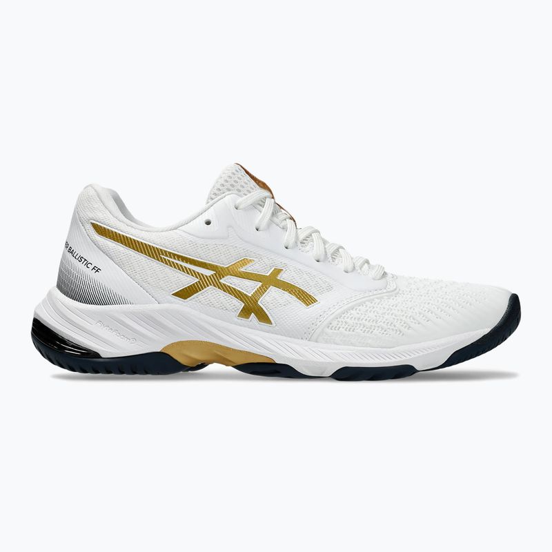 Moteriški batai ASICS Netburner Ballistic FF 3 white/pure gold 8