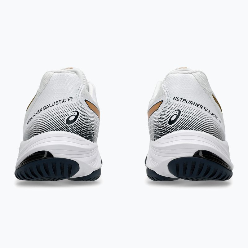Moteriški batai ASICS Netburner Ballistic FF 3 white/pure gold 11